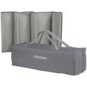Łóżeczko turystyczne + materac + torba125 x 65 x 78 cm RK-240 jasno szare
