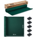 Siatka cieniująca 1,2x50m 110g/m2 + 50 zacisków zielona
