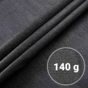 Siatka cieniująca 1,2x50m 140g/m2 + 50 zacisków szara