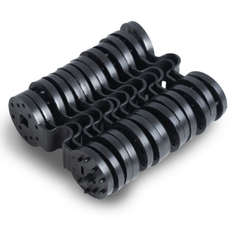 Siatka cieniująca 1,5x50m 140g/m2 + 50 zacisków szara