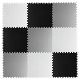 Duża mata piankowe puzzle szachownica Ricokids 180x180cm 9szt