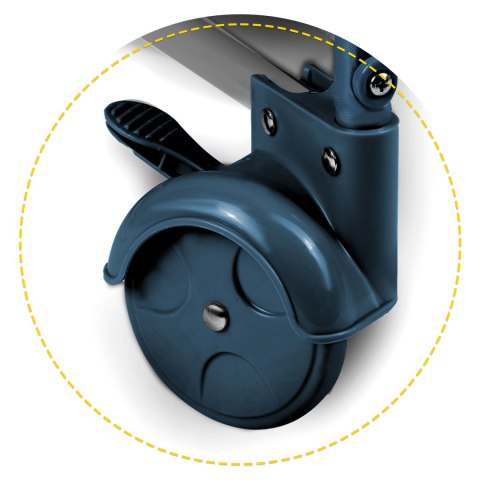 Łóżeczko turystyczne + materac + torba 125 x 65 x 78 cm RK-240 granatowe