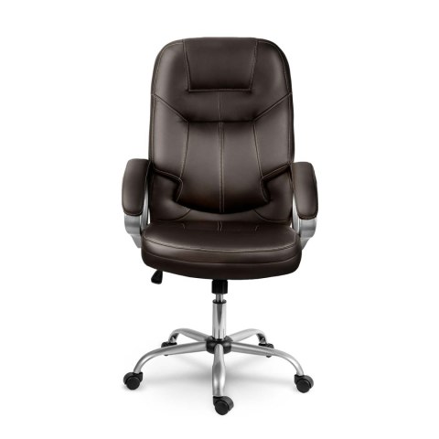 Fotel biurowy obrotowy Sofotel ciemny brąz