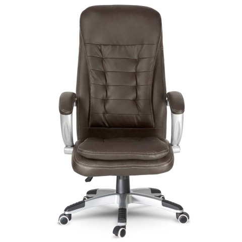 Fotel biurowy obrotowy Sofotel ciemny brąz