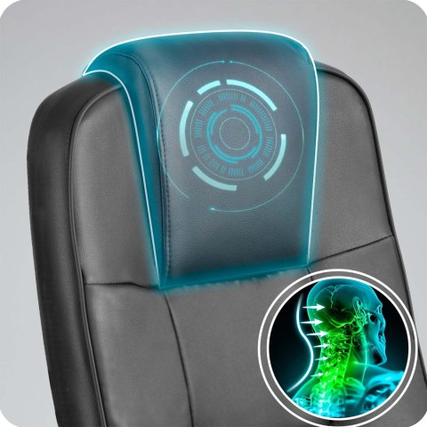 Fotel biurowy obrotowy Sofotel czarny