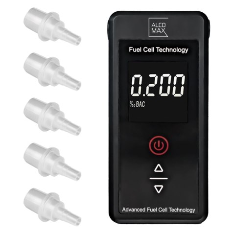 Alkomat AX7 elektrochemiczny z PLATYNĄ 5000 pomiarów bez kalibracji METEO