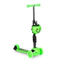 Hulajnoga trójkołowa balansowa led 3w1 świecące kółka - Zielona ECOTOYS ECOTOYS