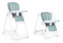 Krzesełko fotelik do karmienia regulacja wysokości ekoskóra pasy podwójna tacka ECOTOYS ECOTOYS