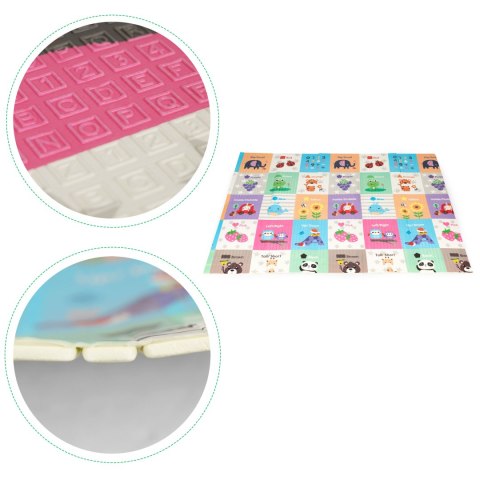 Mata piankowa edukacyjna dwustronna składana duża torba ECOTOYS ECOTOYS