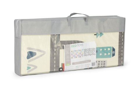 Mata piankowa edukacyjna dwustronna składana duża torba ECOTOYS ECOTOYS