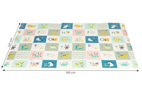 Mata piankowa edukacyjna dwustronna składana duża torba ECOTOYS ECOTOYS