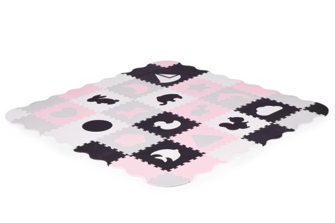 Mata piankowa z płotkiem puzzle suchy basen 36 elementów ECOTOYS ECOTOYS