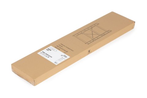 Regał drewniany szeroki 4 półki nowoczesny LOFT czarny ModernHome ModernHome