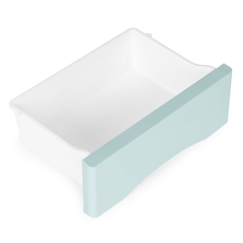 Regał z 5 wysuwanymi szufladami nogi z kółkami kolorowe szuflady ModernHome ModernHome