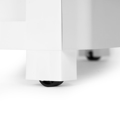 Regał z 5 wysuwanymi szufladami nogi z kółkami kolorowe szuflady ModernHome ModernHome