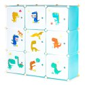 Szafka regał dla dzieci modułowa 9 półek dziecięca ModernHome