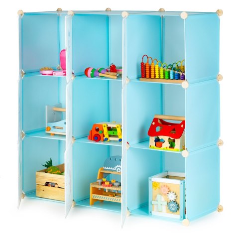 Szafka regał dla dzieci modułowa 9 półek dziecięca ModernHome