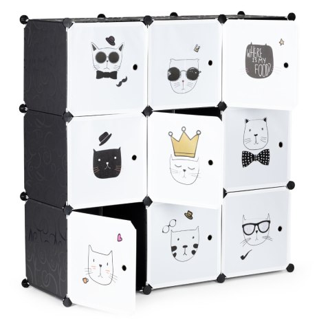 Szafka regał dla dzieci modułowa 9 półek dziecięca ModernHome