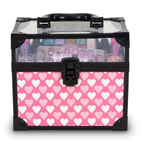 Zestaw kuferek kosmetyków do makijażu i paznokci dla dzieci MULTISTORE