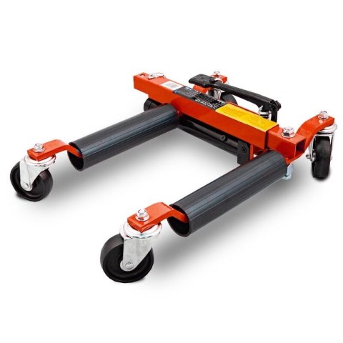 Wózek manewrowy hydrauliczny pod koła 2 sztuki czerwony