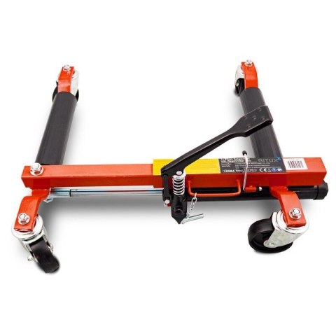 Wózek manewrowy hydrauliczny pod koła 2 sztuki czerwony
