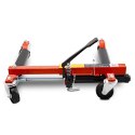 Wózek manewrowy hydrauliczny pod koła 4 sztuki czerwony