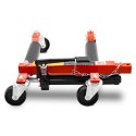 Wózek manewrowy hydrauliczny pod koła 4 sztuki czerwony