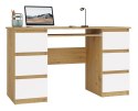 Biurko Kuba KUBA DĄB ARTISAN BIEL