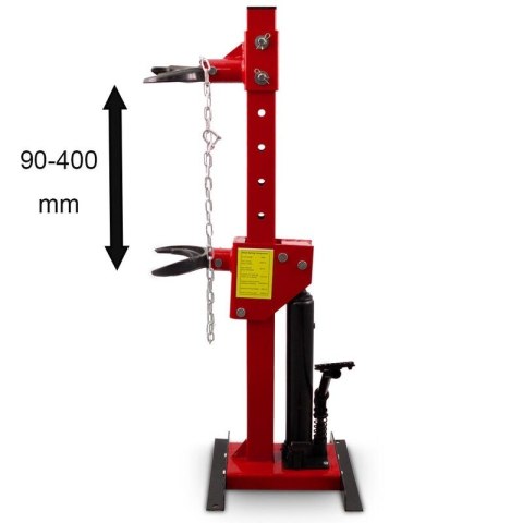 Ściągacz hydrauliczny do sprężyn 3T czerwony