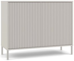 Komoda KAMARO 2D SLIM KASZMIR Lamele Front Ryflowany