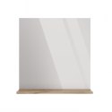 LUSTRO ŁAZIENKOWE Z PÓŁKĄ TIGO 60x61,5 CM DĄB EVOKE DO ŁAZIENKI PRZEDPOKOJU