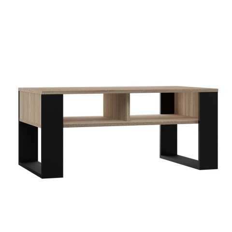Ława Modern 2P DĄB SONOMA CZARNY