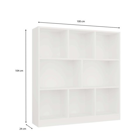 Regał Fiesta 8P BIAŁY