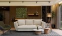 SOFA SARIS BEŻOWY NOGA CZARNA