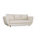 SOFA SARIS BEŻOWY NOGA ZŁOTA