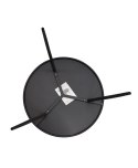 Stolik Kawowy Ogrodowy VIBE 60 Cm Stalowy 3 Nogi Szary