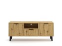 SZAFKA RTV Scandi 2D1S SLIM DĄB ARTISAN