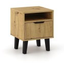 Szafka nocna Scandi 1S SLIM DĄB ARTISAN