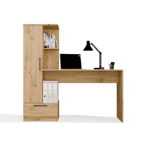 Zestaw Biurko + Regał COSMO DĄB ARTISAN