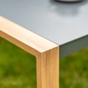 Zestaw Mebli Ogrodowych Jadalnianych DUISBURG Sofa Fotel Stolik ANTRACYT / BRĄZOWY