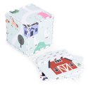 Duża mata piankowa EVA dla dzieci Farma 90,5x90,5 cm 21 el. ECOTOYS ECOTOYS