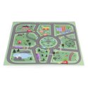 Duża mata piankowa EVA dla dzieci Miasto 90,5x90,5 cm 21 el. ECOTOYS ECOTOYS