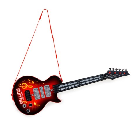 Gitara dla dzieci elektryczna z nauką gry na gitarze podczerwień melodie czerwona MULTISTORE