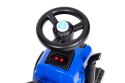 Jeździk traktor New Holland z przyczepką dla dzieci interaktywna kierownica dźwięki niebieski MULTISTORE