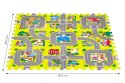 Mata piankowa dla dzieci miasto 9 elementów 90,5x90,5 cm IPLAY IPLAY