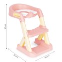 Nakładka na toaletę ze schodkami drabinką dla dzieci ECOTOYS ECOTOYS