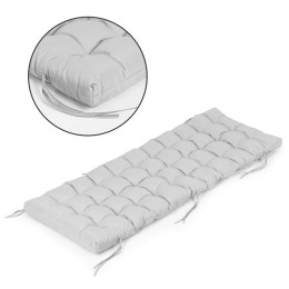 Poduszka na krzesło leżak ogrodowy szara 145 x 52 cm ModernHome ModernHome