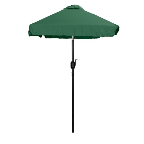 Prostokątny duży parasol ogrodowy skośny łamany z korbą zielony 200x140 cm MultiGarden MultiGarden