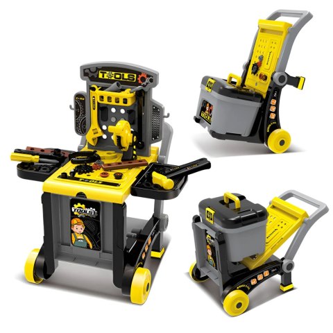 Warsztat majsterkowicza dla dzieci 3w1 z narzędziami składany MULTISTORE