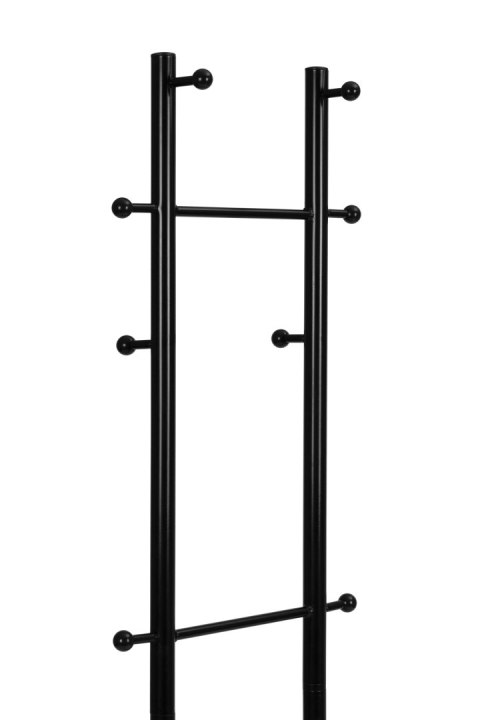 Wieszak stojący 8 haczyków 175 cm metal czarny ModernHome ModernHome